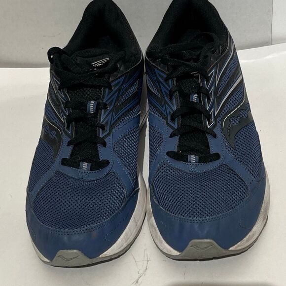 Saucony Men\'s Blue Black Cohesion 14 Mesh Lace Up Athletic Running Shoes Size 14 main image 9